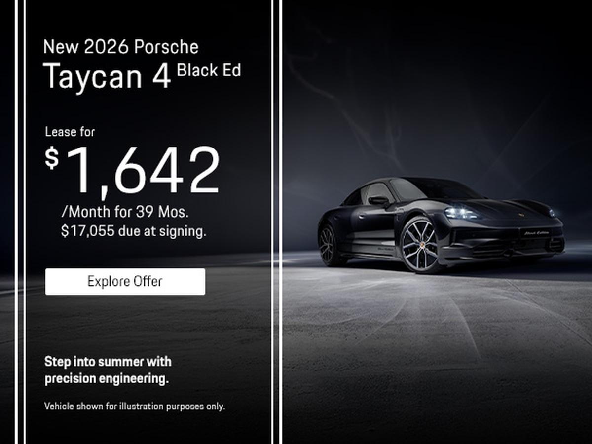 2026 Porsche Taycan 4 Black Edition at Porsche Barrington