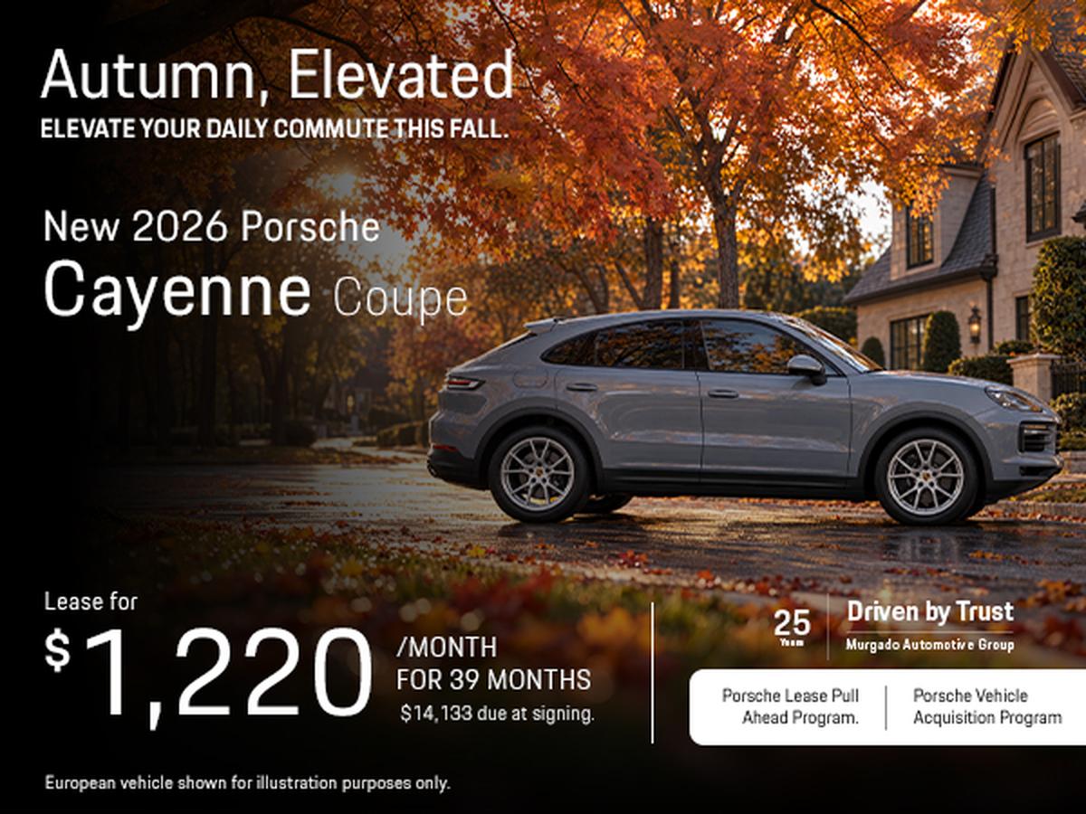 2026 Porsche Cayenne Coupe at Porsche Barrington