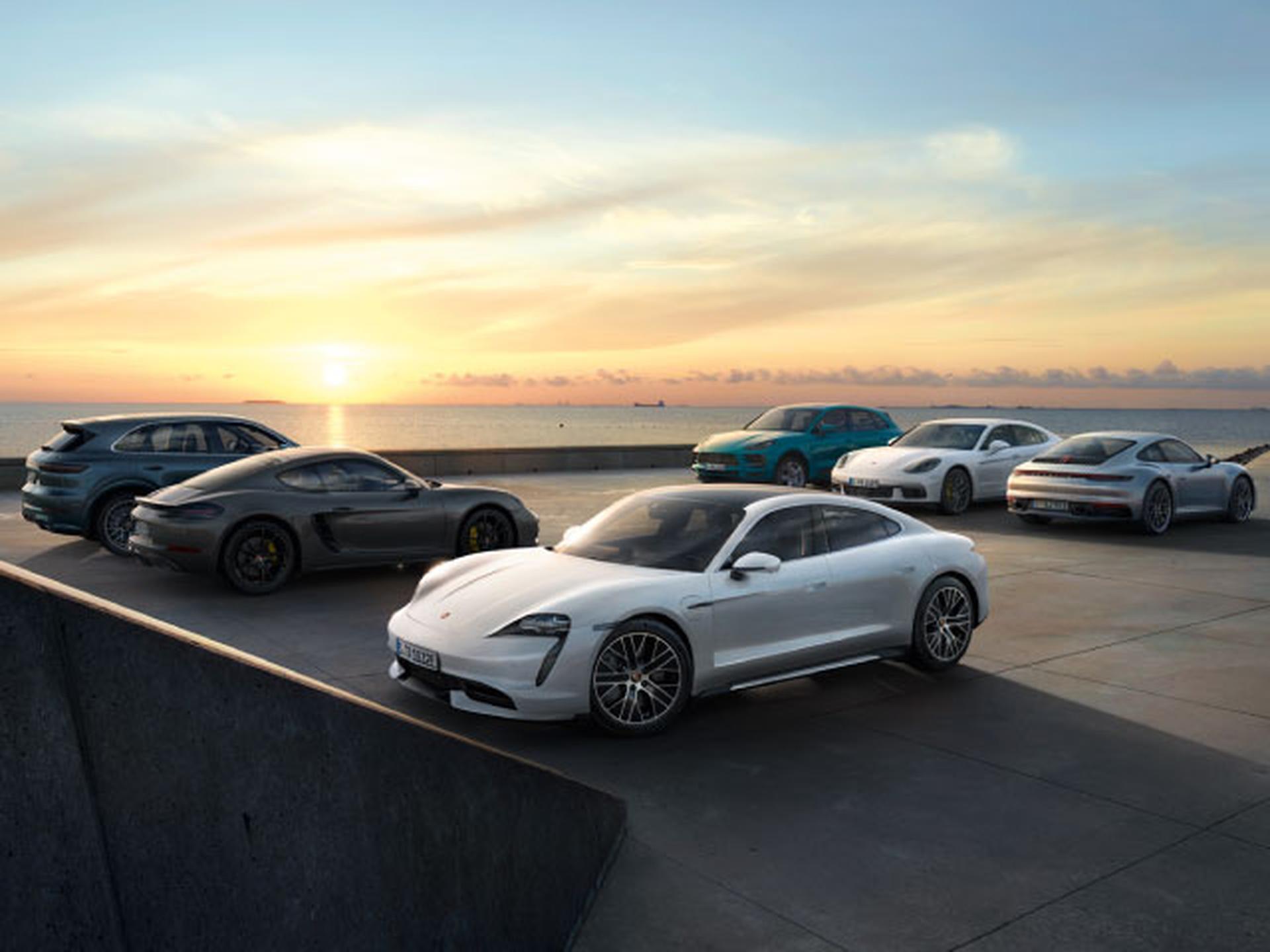 porsche model range 2020
