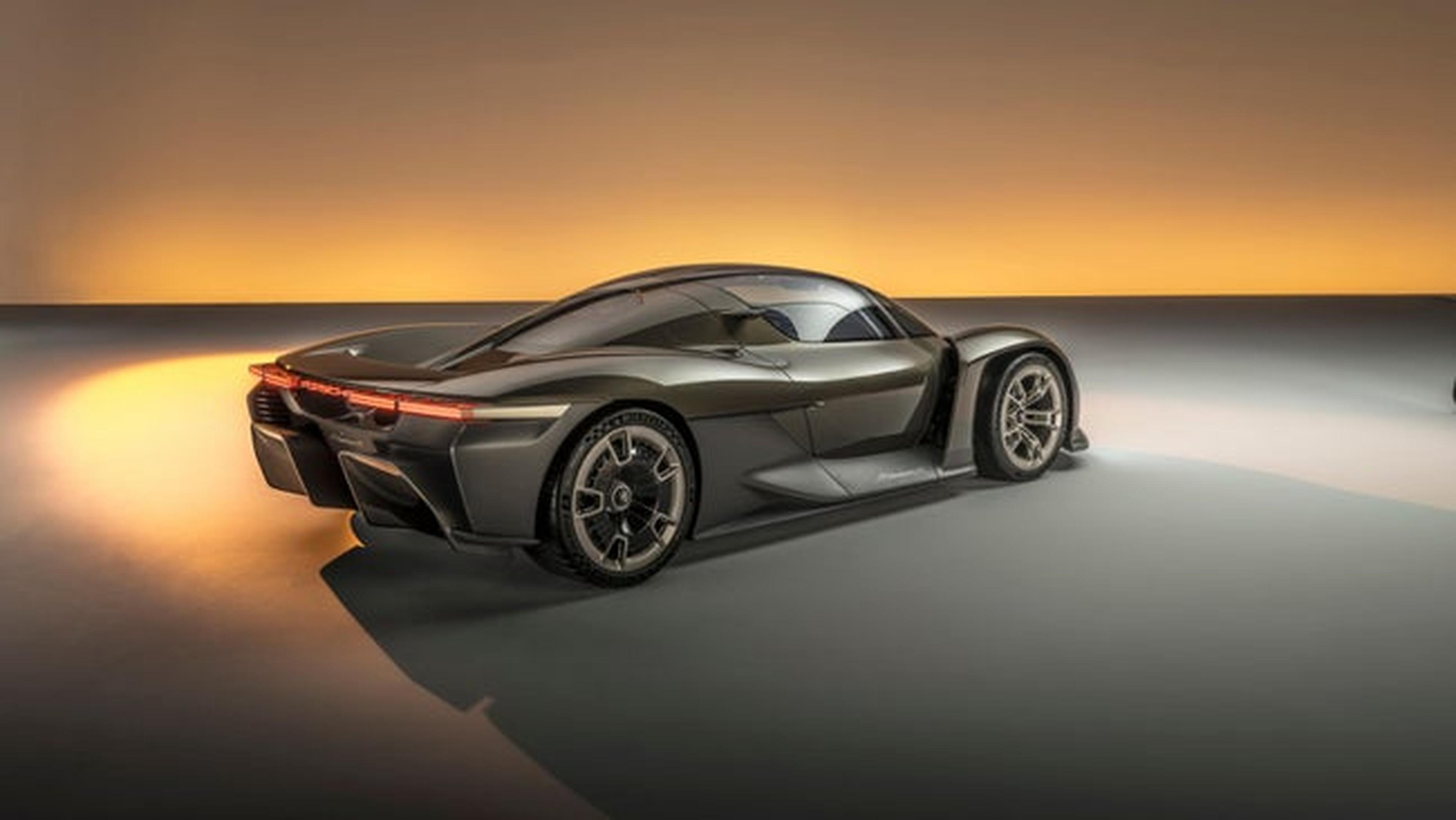 Porsche Mission X concept side profile