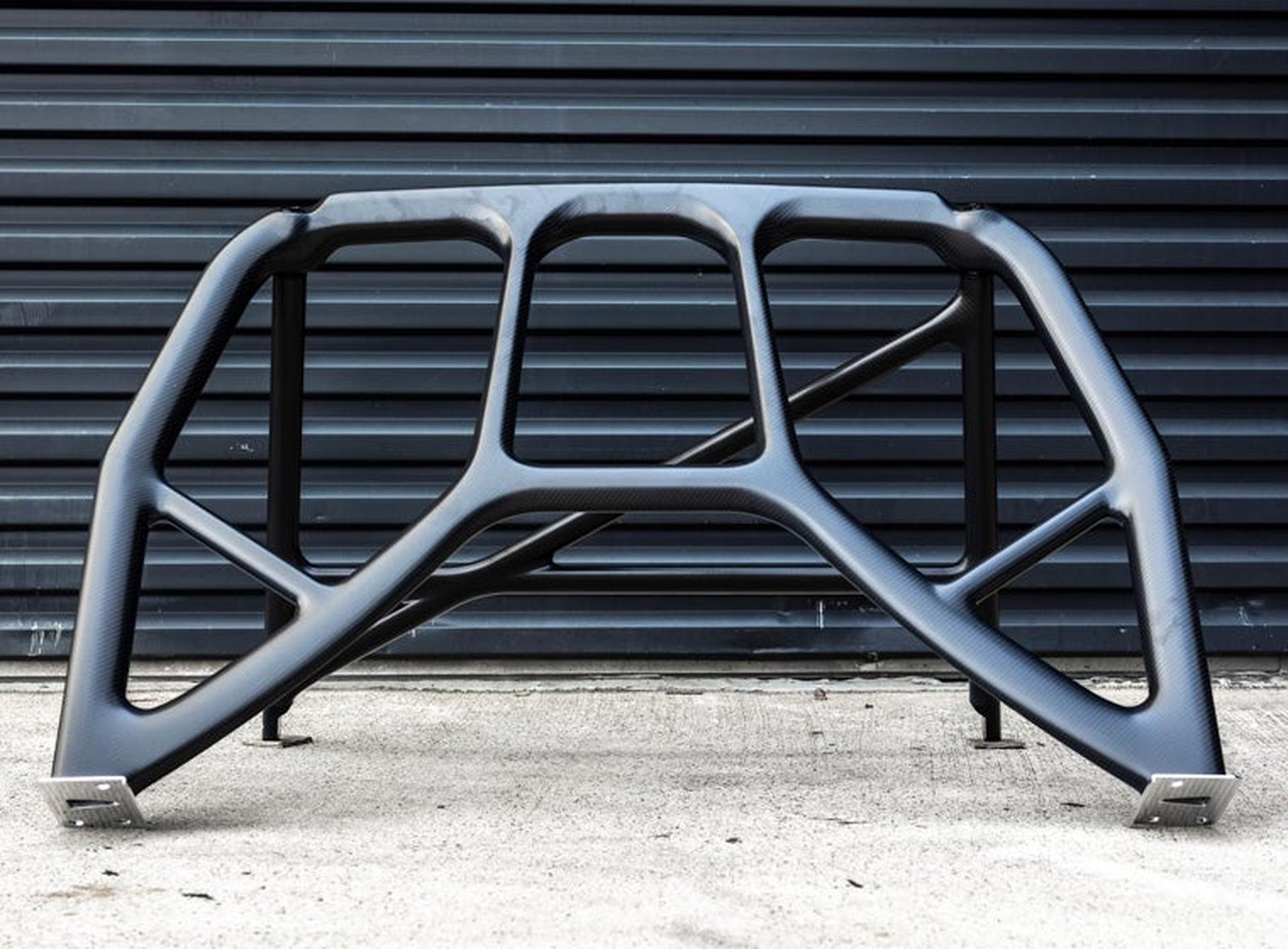 Porsche carbon fiber roll cage