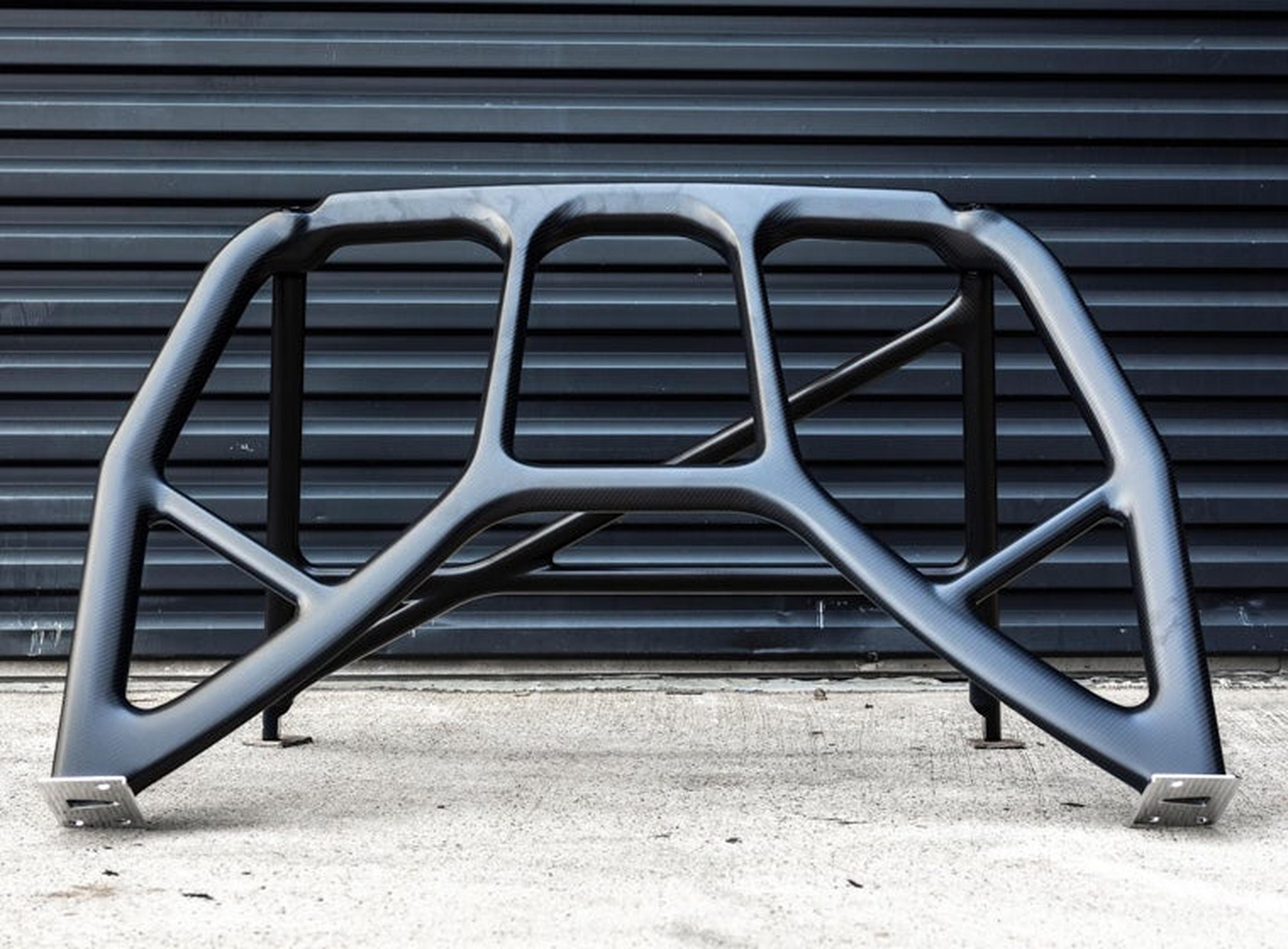 Porsche carbon fiber roll cage