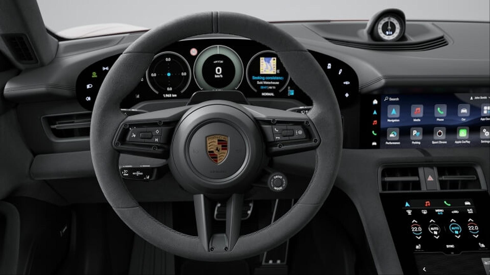 2026 Porsche Sport Chrono Stopwatch Dial And Power Meter In White - Feature Image