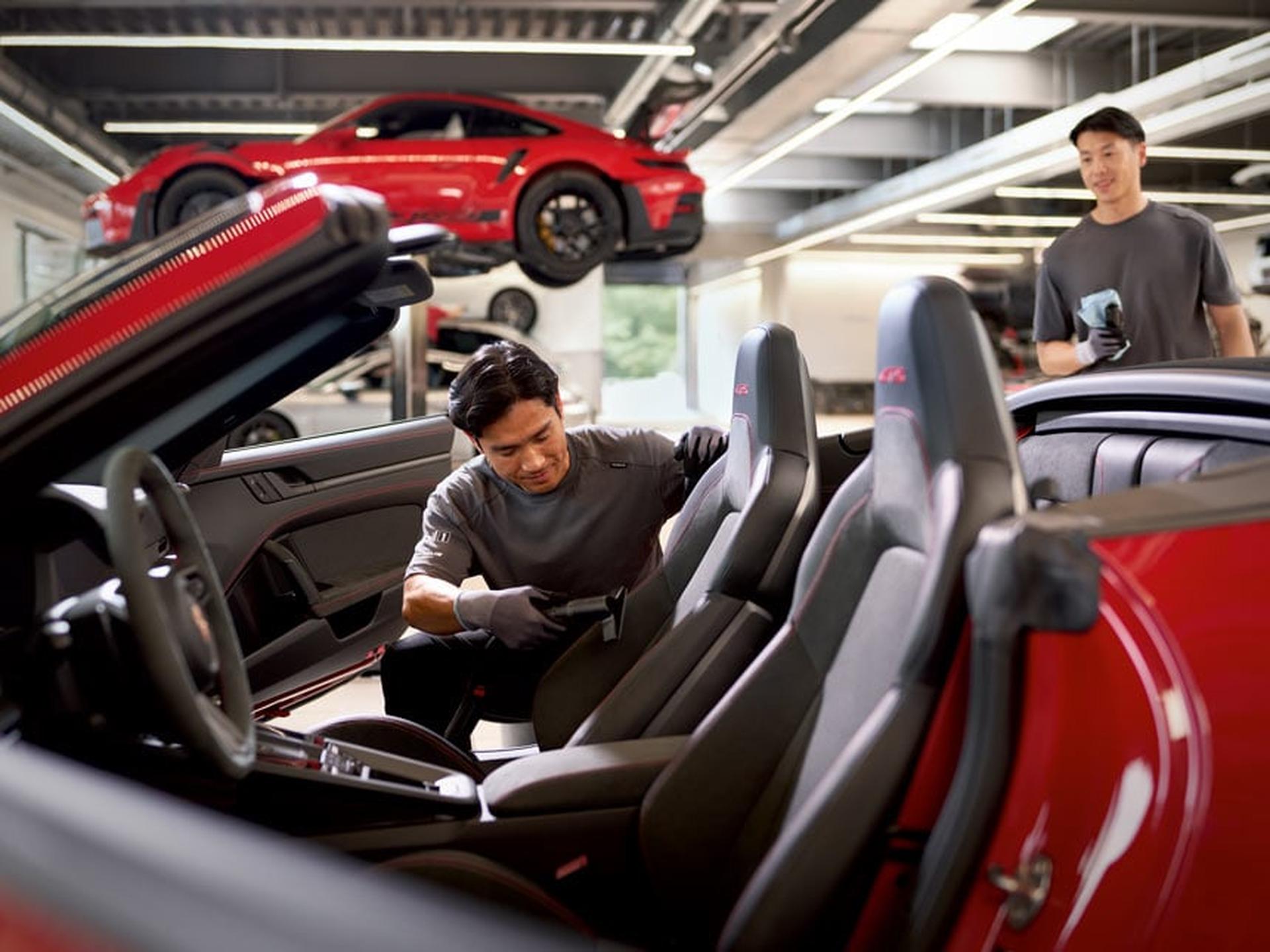 Lavage Porsche