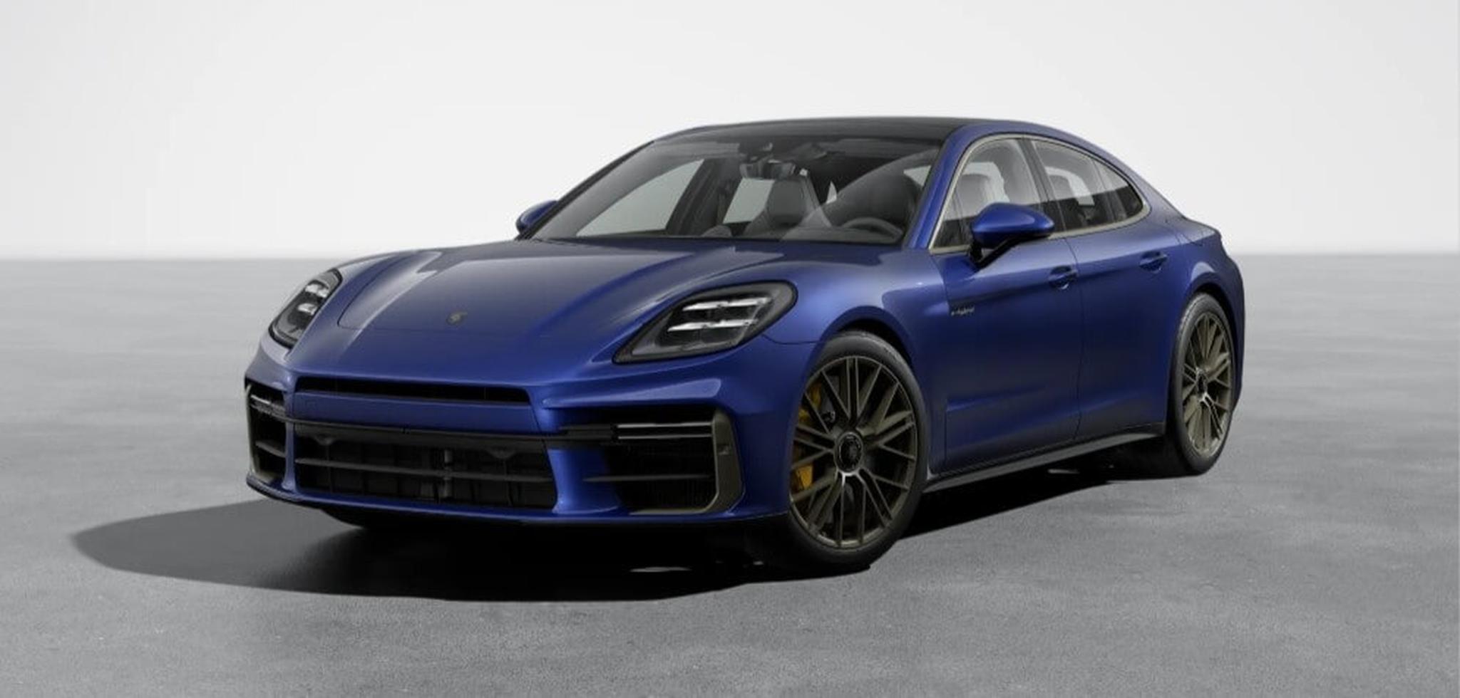 2026 Porsche Panamera Turbo S E-Hybrid In Gentian Blue Metallic - Feature Image