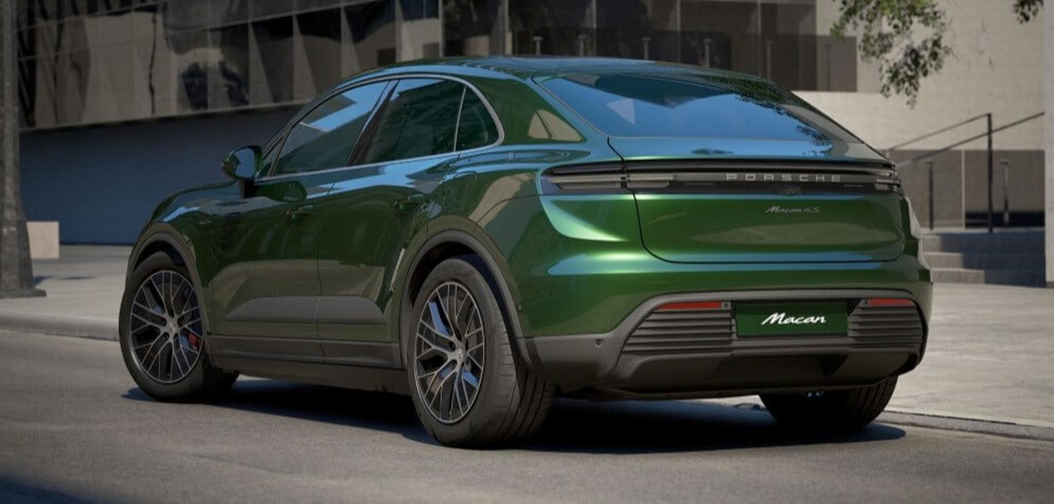 2026 Porsche Macan 4S Electric In Oak Green Metallic Neo - Feature Image