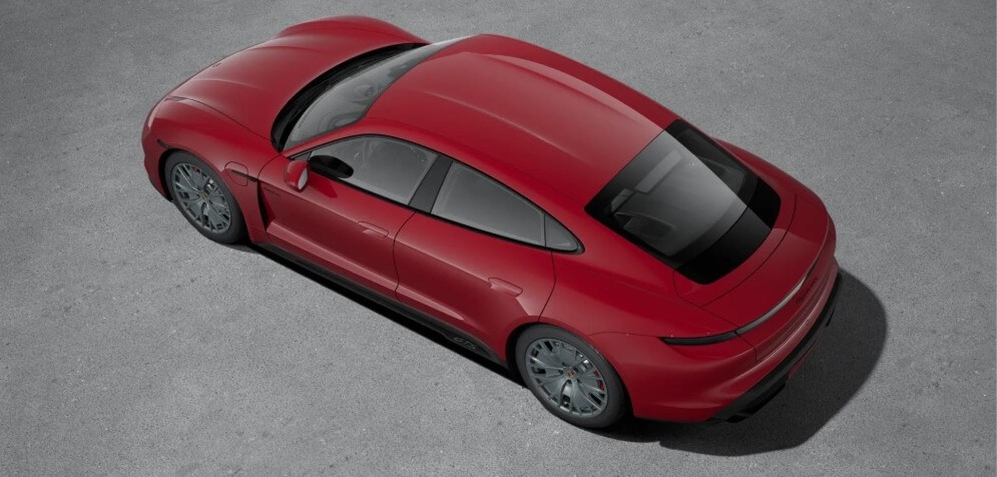 2026 Porsche Taycan GTS In Carmine Red - Feature Image