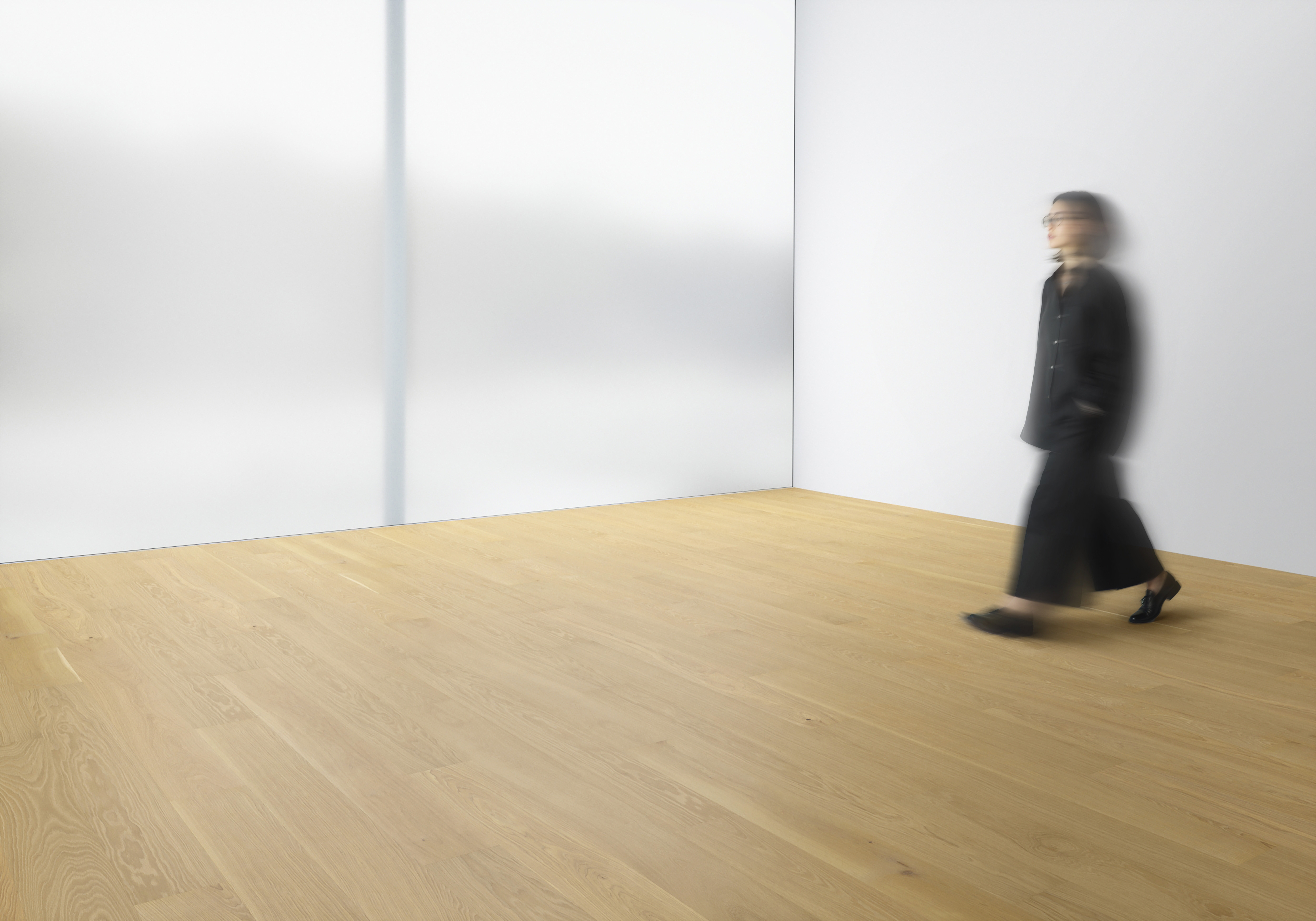 Living room with nice parquet floor