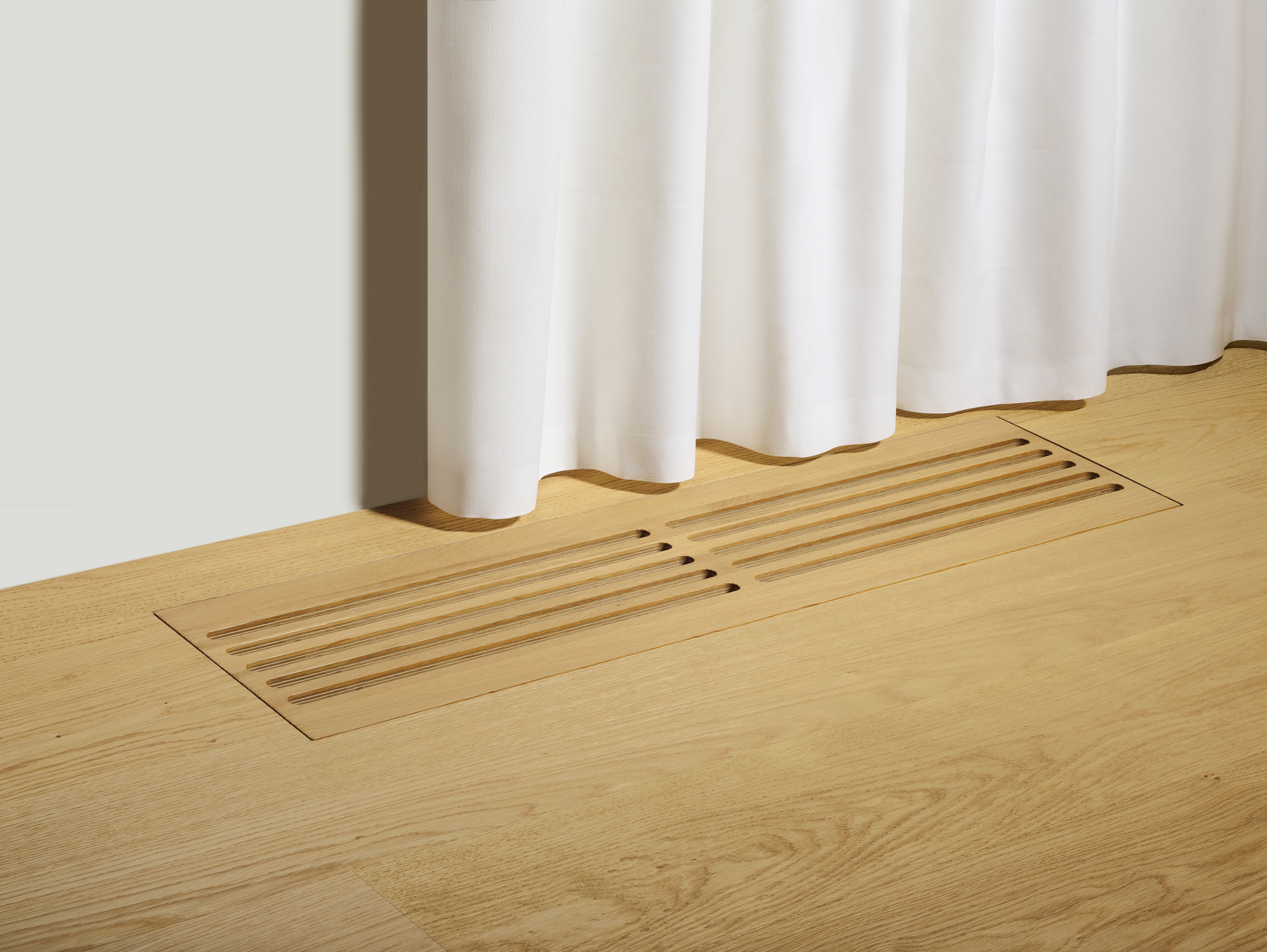 Lüftungsgitter aus Parkett