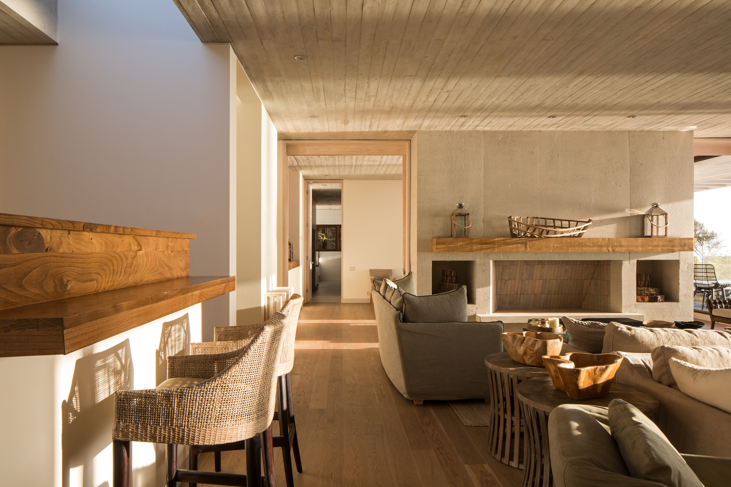 Oak Sand Animoso in the living room