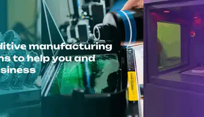 "Advanced additive manufacturing equipment with Scott Bader resins and composites for industrial solutions" [G]