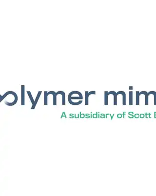 "Polymer Mimetics logo, a subsidiary of Scott Bader Company, specializing in advanced composites and resins" [G]