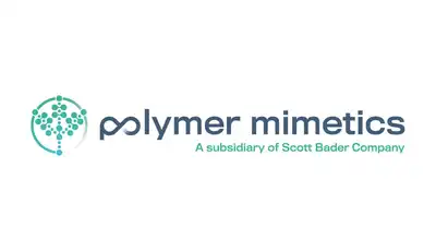 "Polymer Mimetics logo, a subsidiary of Scott Bader Company, specializing in advanced composites and resins" [G]
