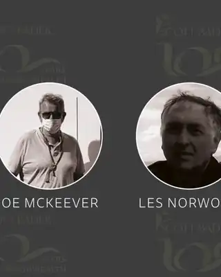 "Four circular professional portraits of team members against a dark background with Scott Bader logo, representing expertise in composites and adhesives." [G]