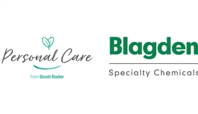"Blagden Personal Care logo with Scott Bader branding for specialty chemicals and resins" [G]