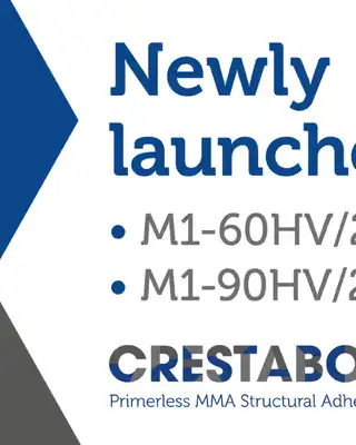 "Newly launched Crestabond structural adhesives by Scott Bader - M1-60HV/2 and M1-90HV/2 cartridges for high-performance bonding" [G]