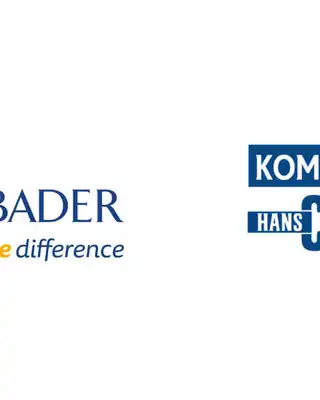 "Scott Bader logo alongside Kompositt Huset and Hans Claussen logos - partners in composites and adhesives solutions" [G]