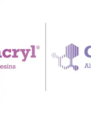 "Scott Bader Crestacryl and Crestakyd resin product logos - specialized solvent acrylic and alkyd resins for composites" [G]