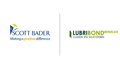 "Scott Bader and Lubribond Benelux logos - partnership in structural adhesives and composite solutions" [G]