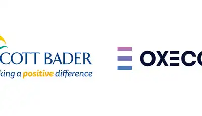 "Scott Bader and OXECO logos side by side, representing partnership in advanced composites and adhesives solutions" [G]