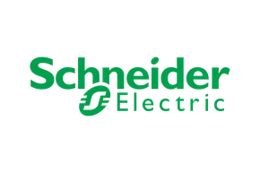 "Schneider Electric logo in green on white background" [G]