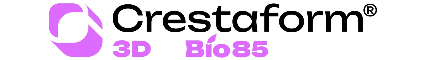 Crestaform 3D Bio85 logo by Scott Bader, advancing sustainable composites and resins. [G]