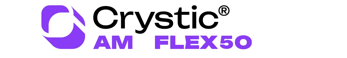 Crystic AM FLEX 50 logo, Scott Bader resins for high-performance composite manufacturing [G]