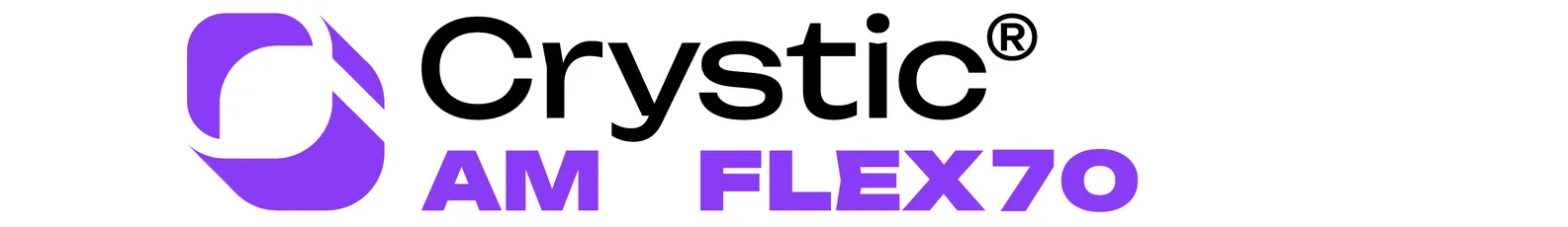 Crystic AM FLEX70 logo by Scott Bader – advanced resins for composite manufacturing. [G]