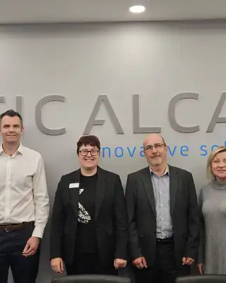 Scott Bader team meeting with Safic Alcan, partners in composites and resins distribution. [G]