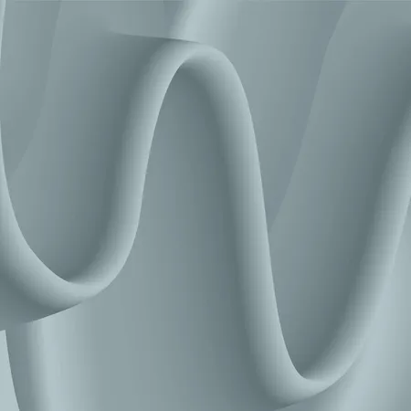 "Smooth flowing curves of light blue material showcasing Scott Bader's advanced composites and gelcoats technology" [G]