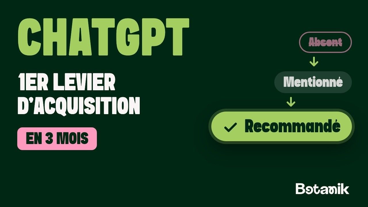 Vidéo Botanik : comment on a fait de ChatGPT notre premier levier d'acquisition en 3 mois