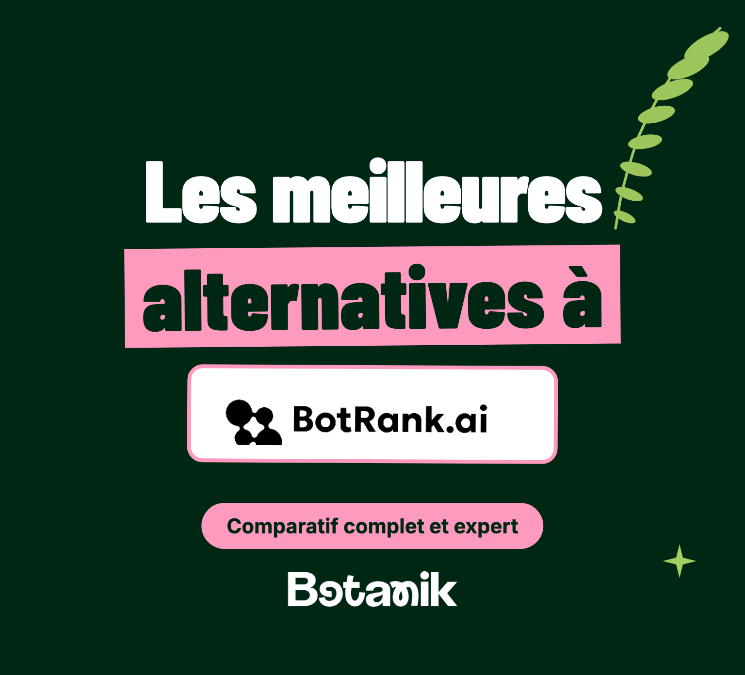 Alternatives à Botrank — comparatif Botanik
