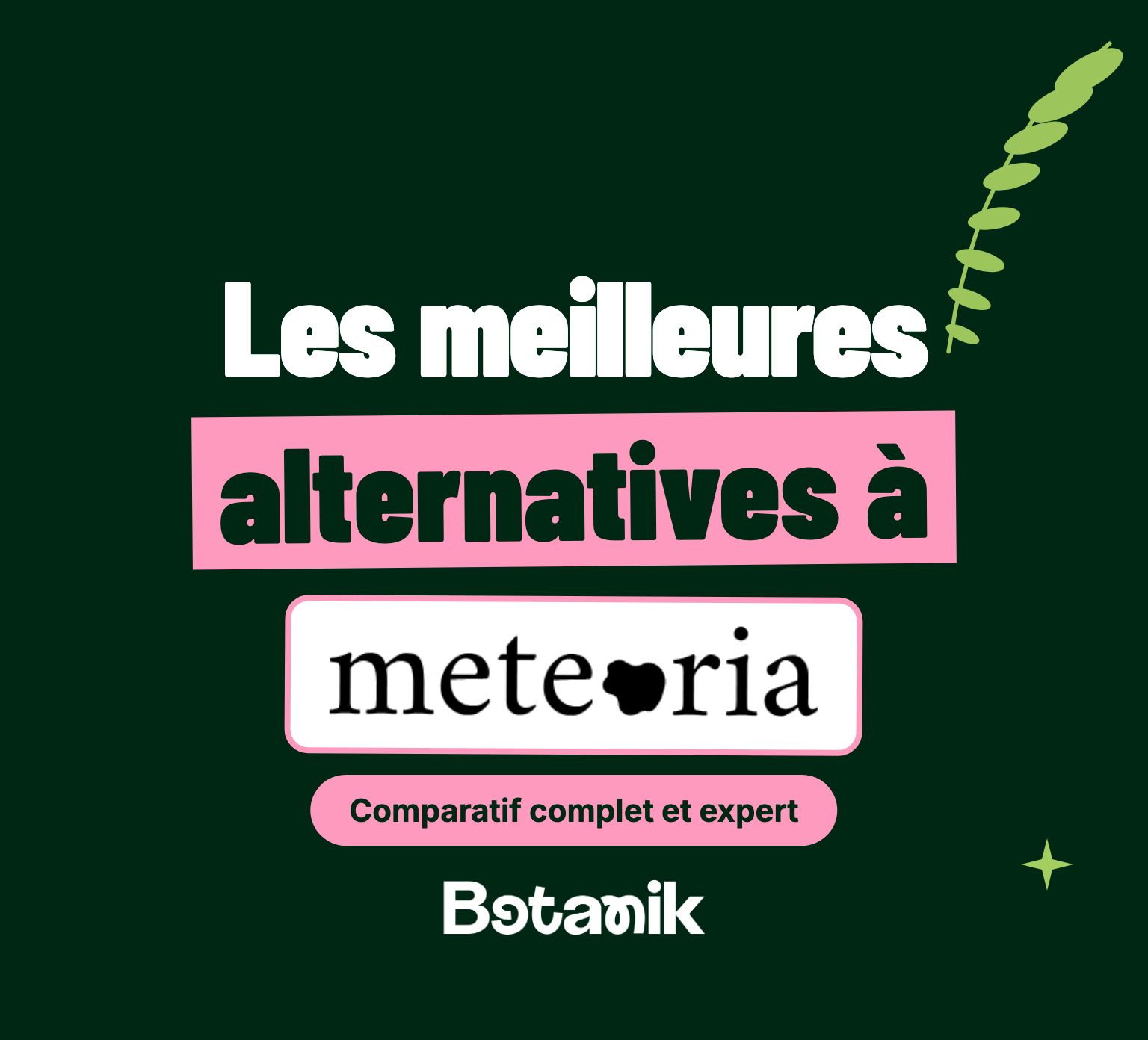 Alternatives à Météoria — comparatif Botanik