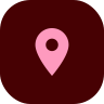 Pictogramme representant une epingle de carte