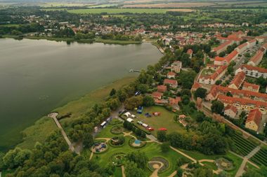 Luftaufnahme des Seeparks