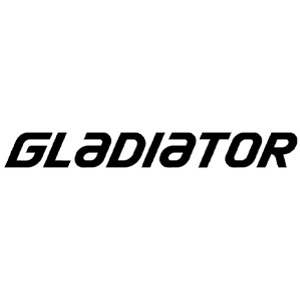 Black text reading "GLADIATOR" in bold, italicized font on a transparent background.