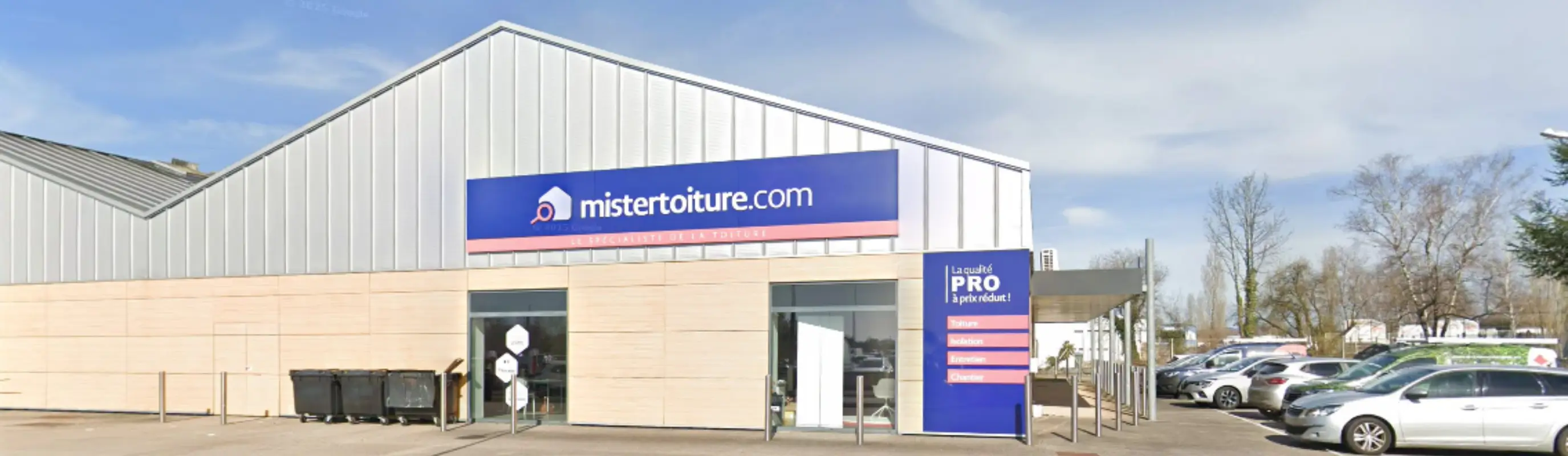 Extérieur de l'agence Mister Toiture Limoges