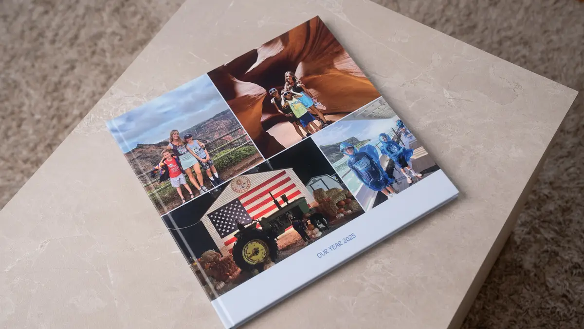 Year in Review Photo Book 2025: Create Your Photo Yearbook | Journi