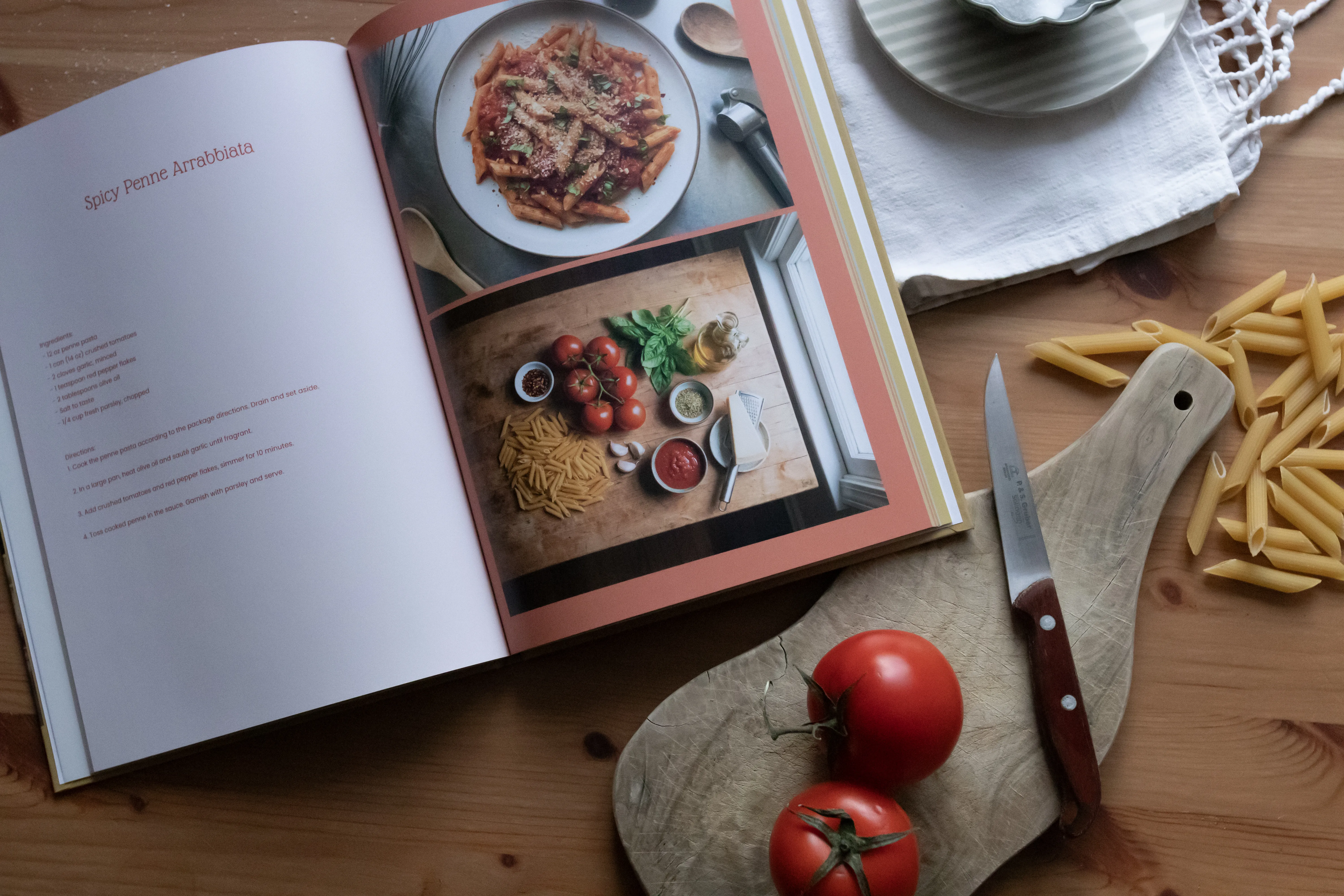 Design a professional custom cookbook in seconds