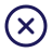 x circle icon