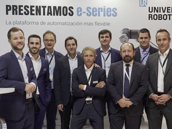 Universal Robots presenta sus nuevos robots insignia e-Series en acción en MetalMadrid 2018