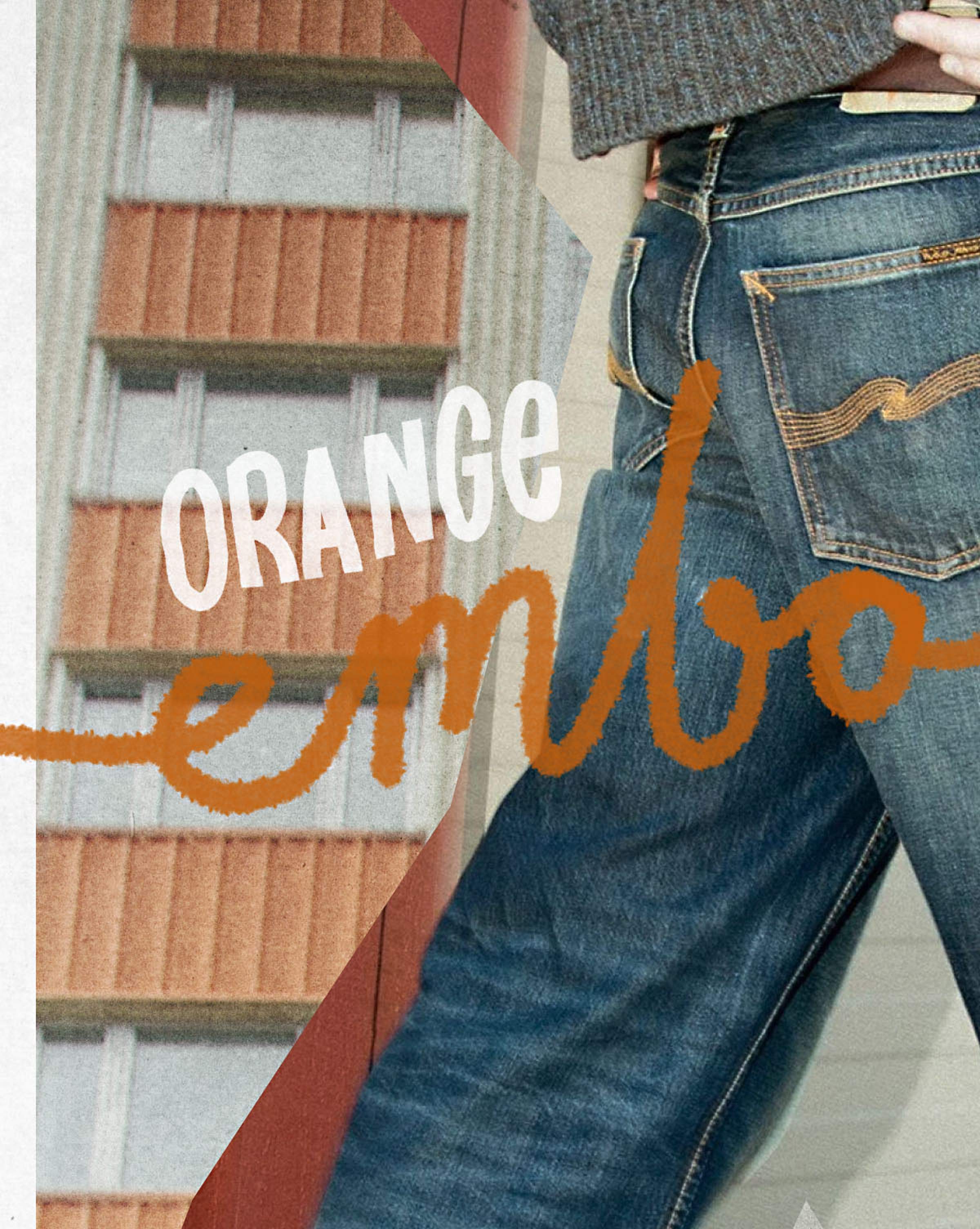 Orange Embo | Nudie Jeans