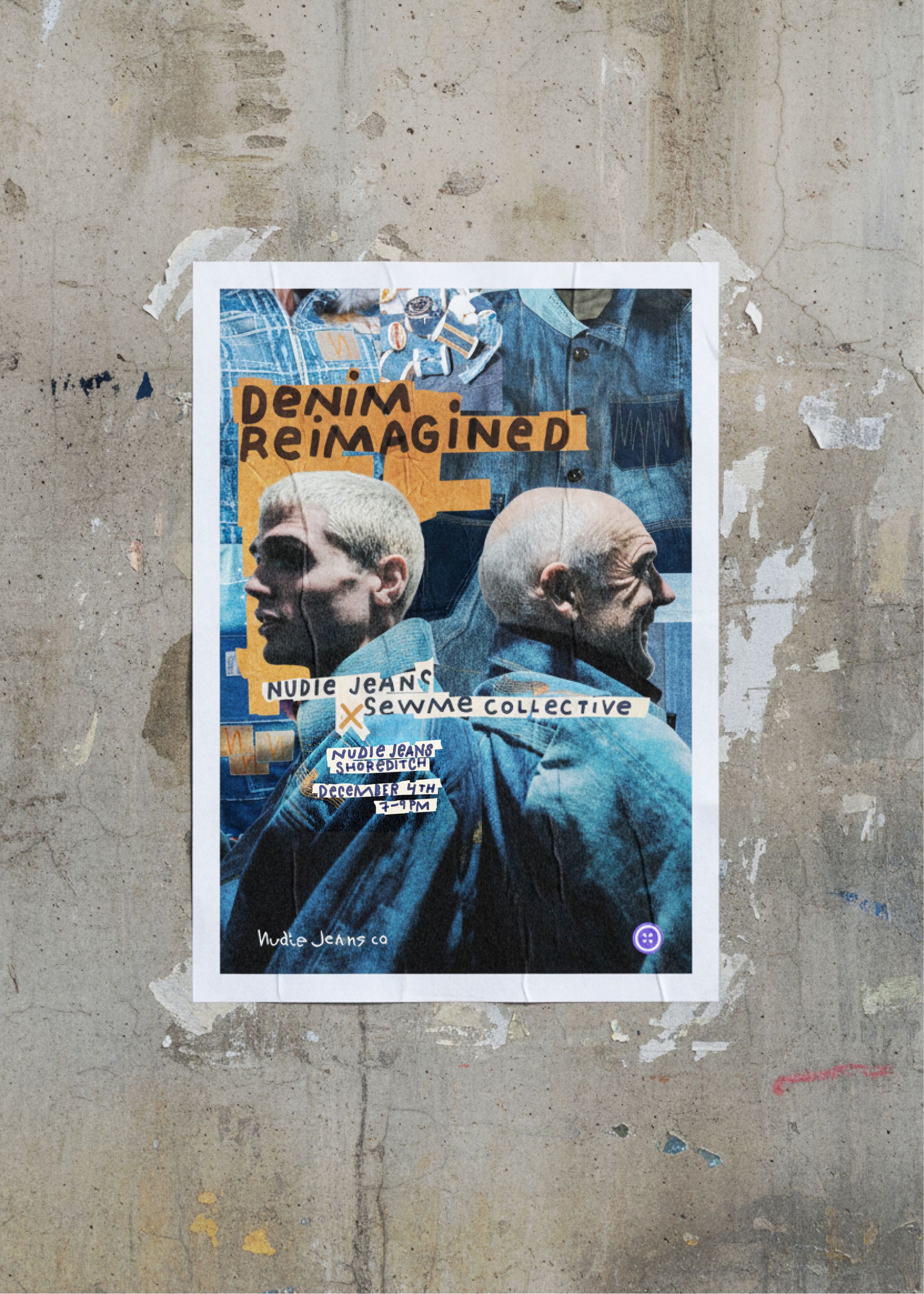 Nudie Jeans x SewMe Collective Poster