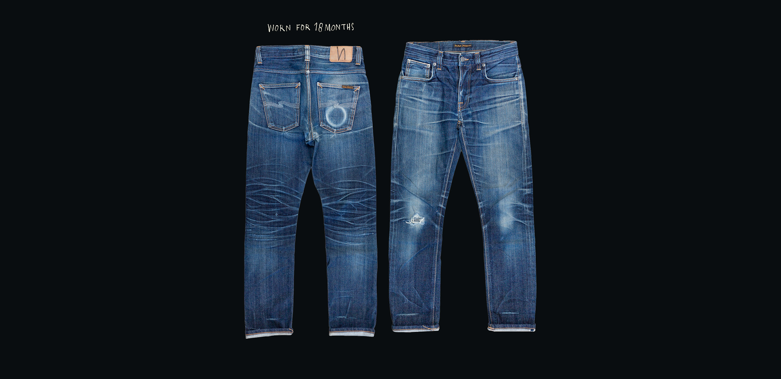 Ecru embo | Nudie Jeans | Create tomorrow's vintage