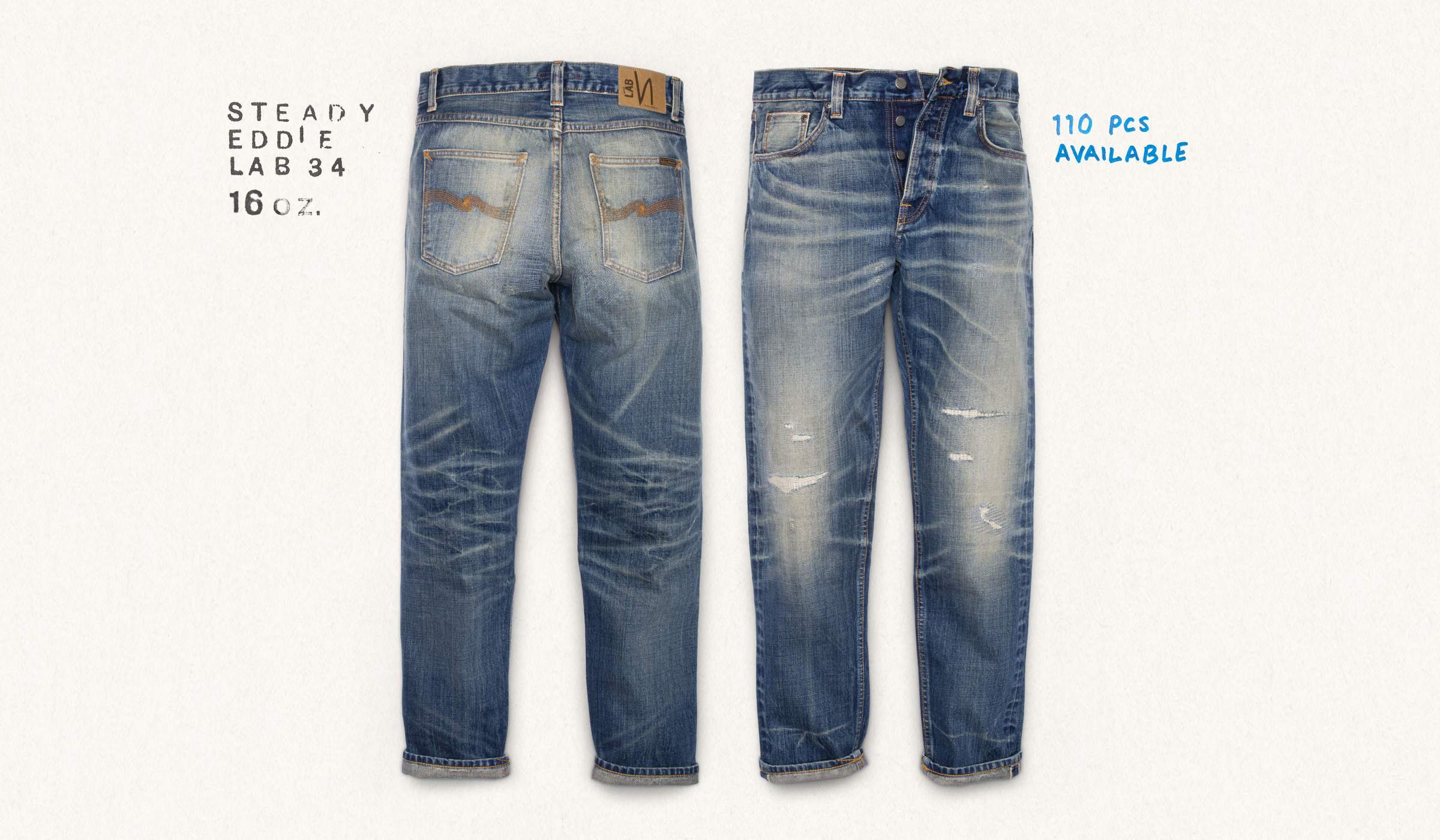 Steady Eddie Lab 34 16 oz. 110 pcs available