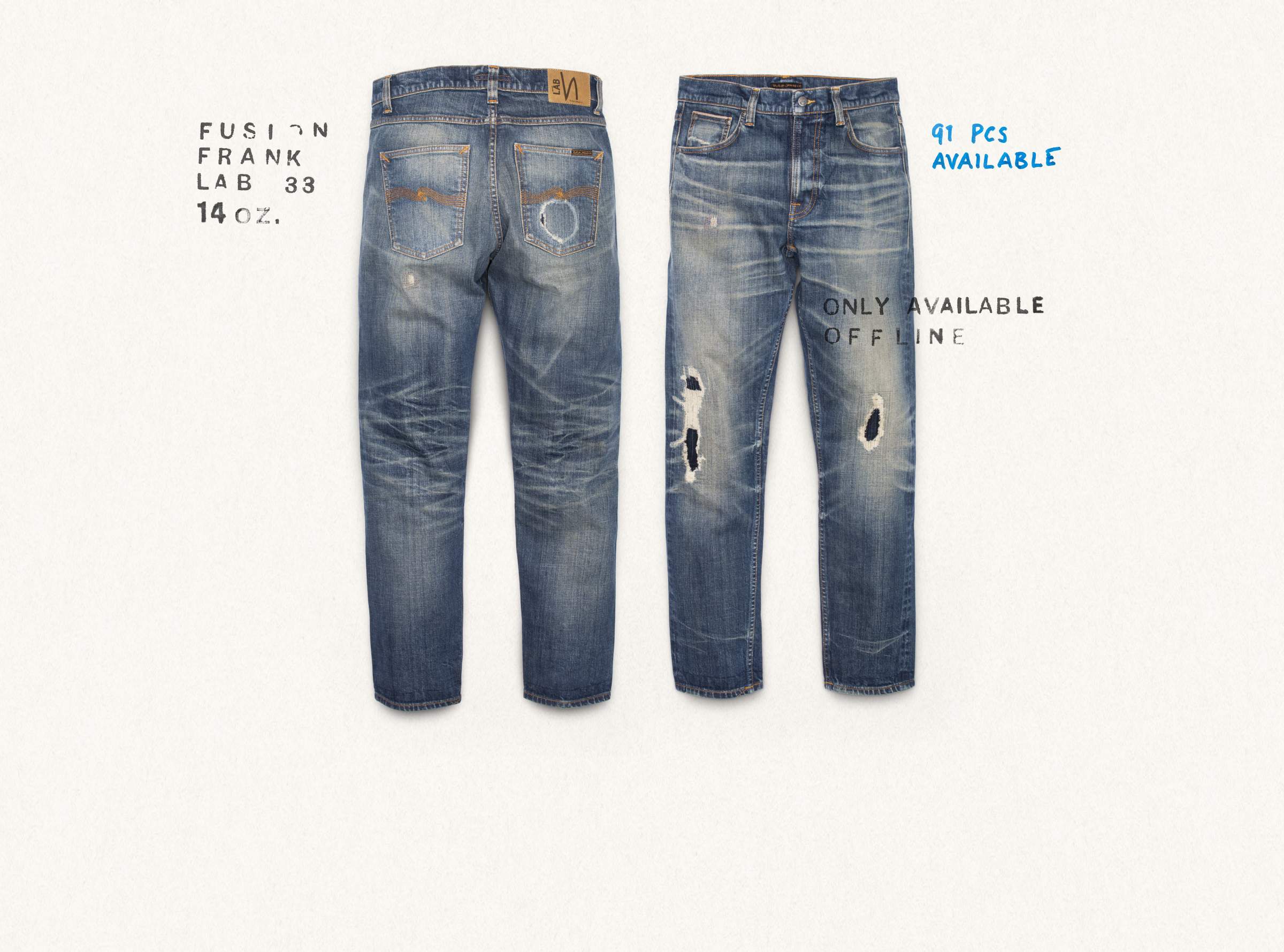 Fusion Frank Lab 33 14 oz 91 pcs available. Only available offline