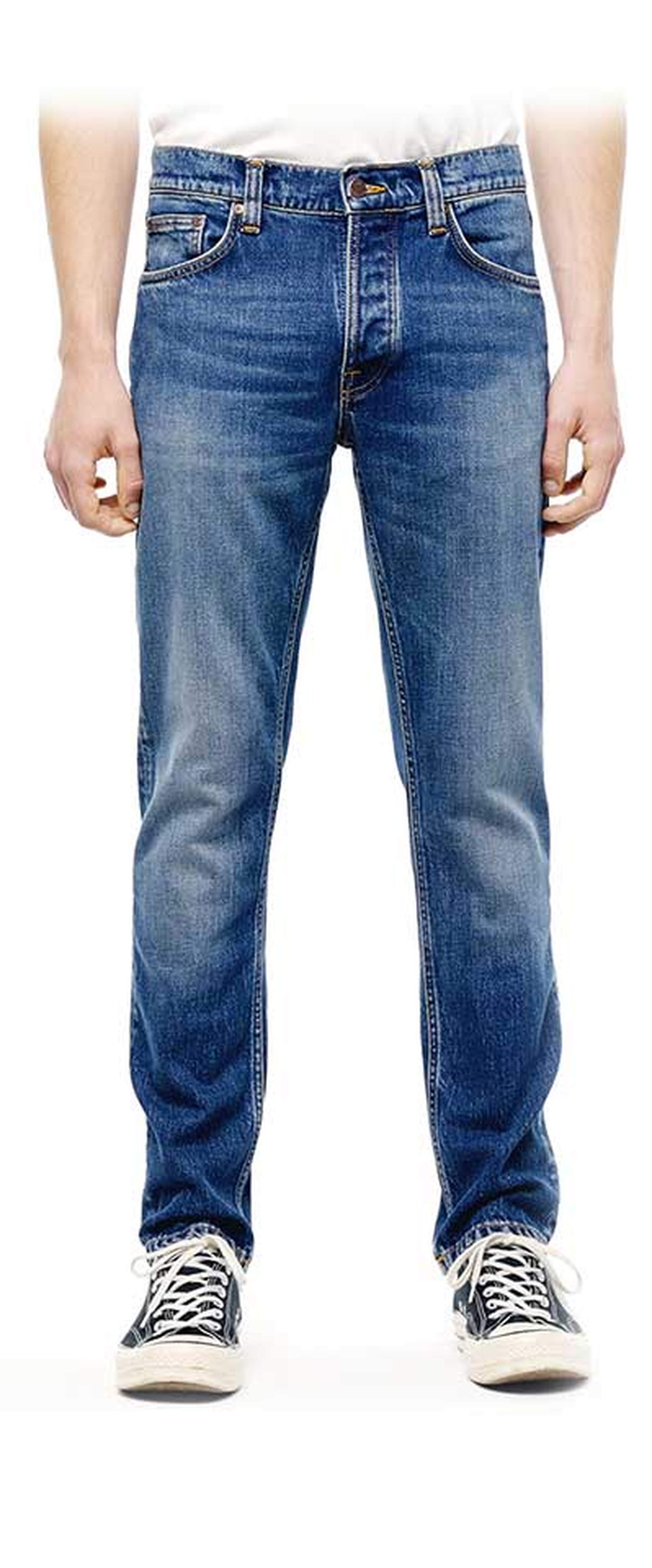 Solid Ollie - slim fit, slim leg opening, mid waist