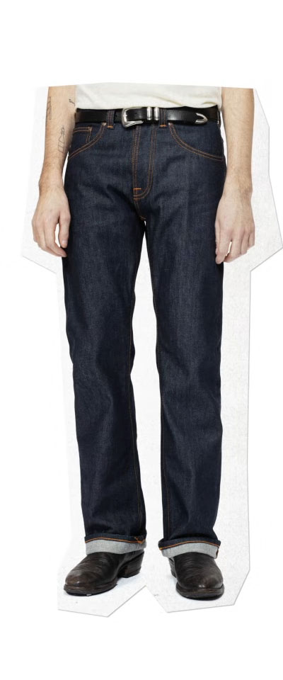 Regular Alf Dry Selvage regular bootcut jeans | Nudie Jeans