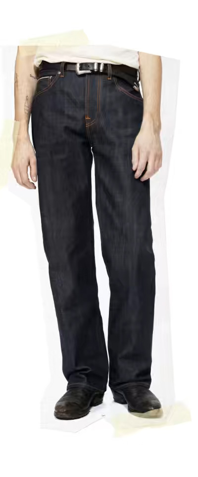 Tuff Tony Black Vintage loose wide-leg jeans | Nudie Jeans