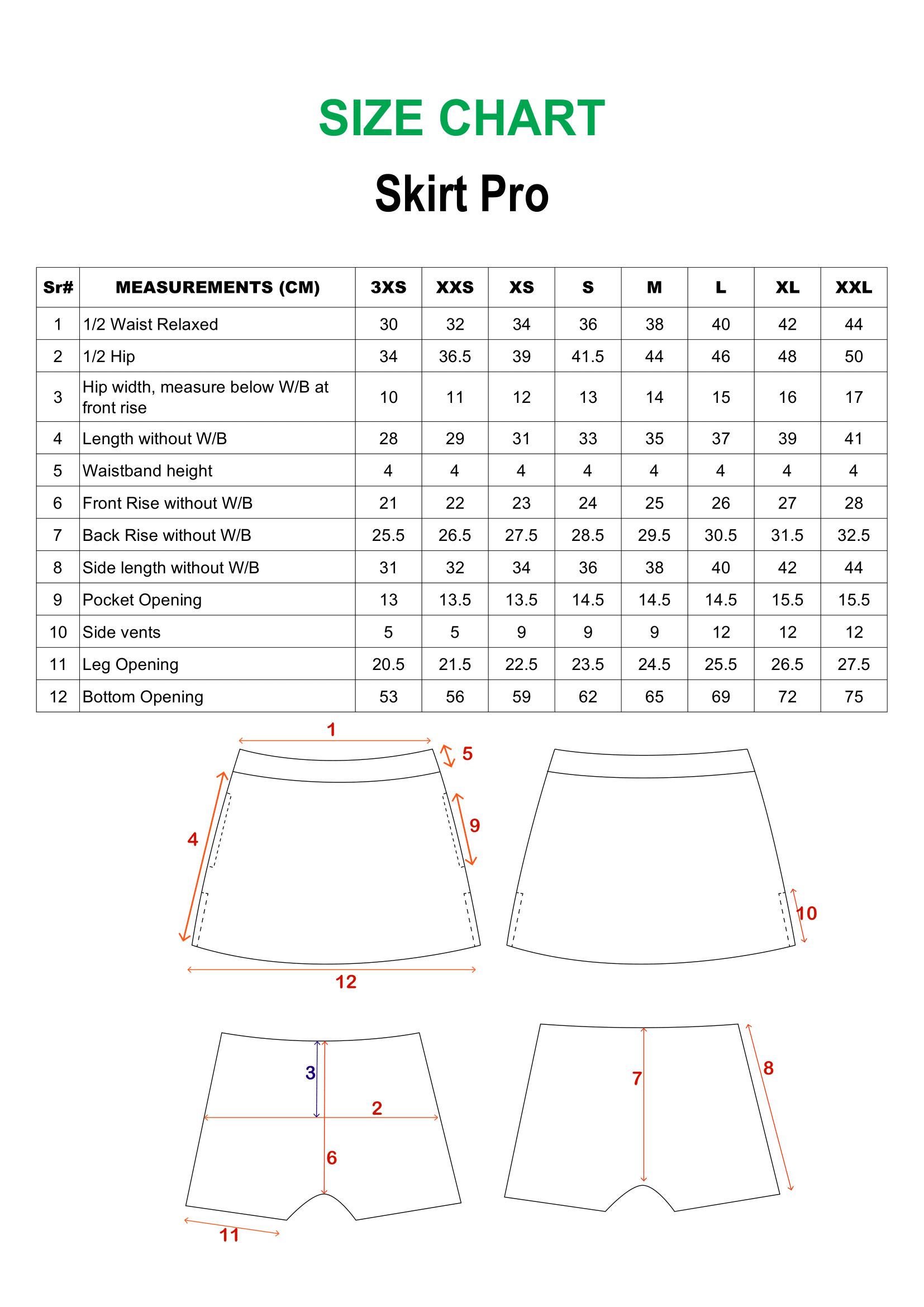Size Guide for Clothing & Shoes | STIGA Sports